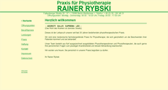 Desktop Screenshot of physiotherapie-rainer-rybski.de